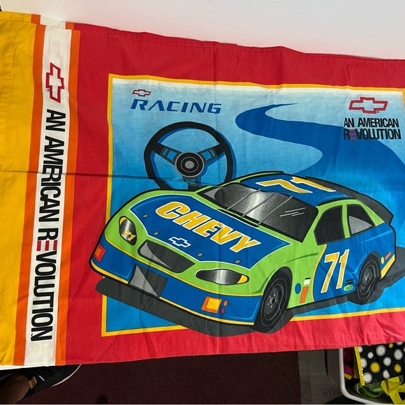Chevy GM Car Racing Pillowcases American Revolution VTG Car Themed Pillowcases - Picture 3 of 7